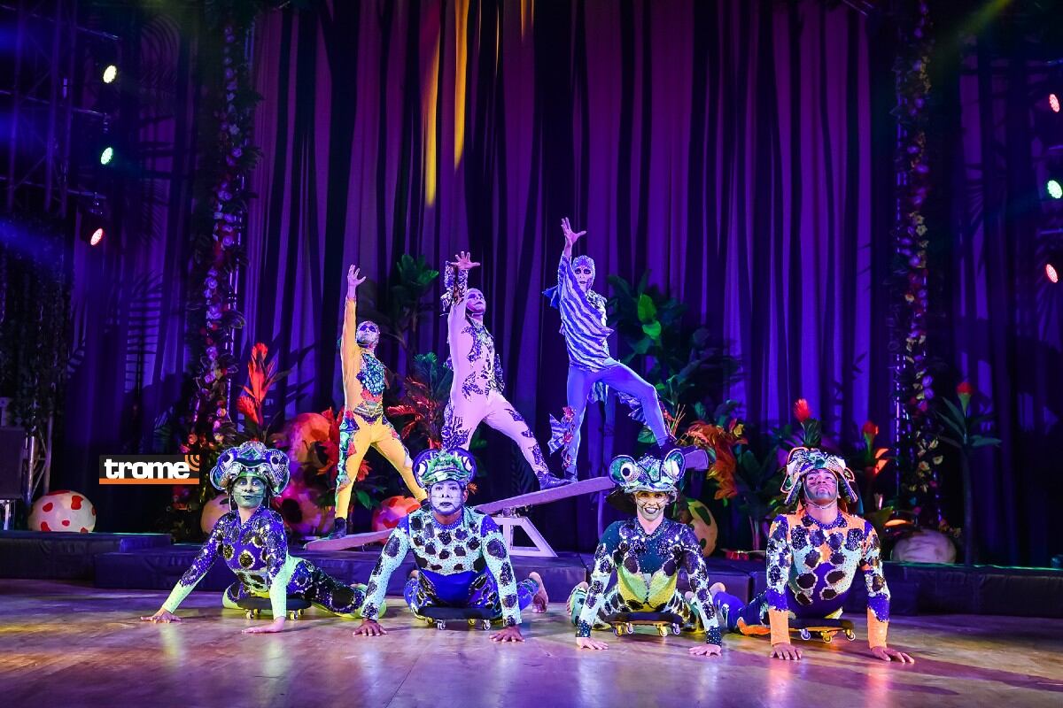 Gran aventura con dinosaurios y lo mejor de las artes escénicas (circo, teatro, danza), un científico, su asistente, un robot, seres jurásicos y más. (Tsaurios / Trome)