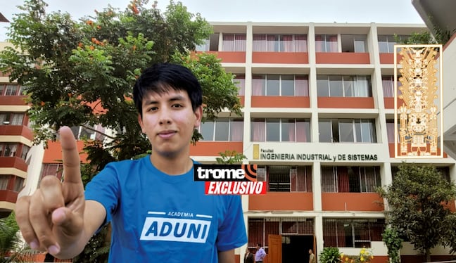 “Hay que ser perseverantes. Habrá caídas, pero tenemos que seguir adelante”, aconseja Ruben Ursua, primer puesto cómputo general en admisión UNFV 2026. (Entrevista y composición foto: Isabel Medina / Trome).