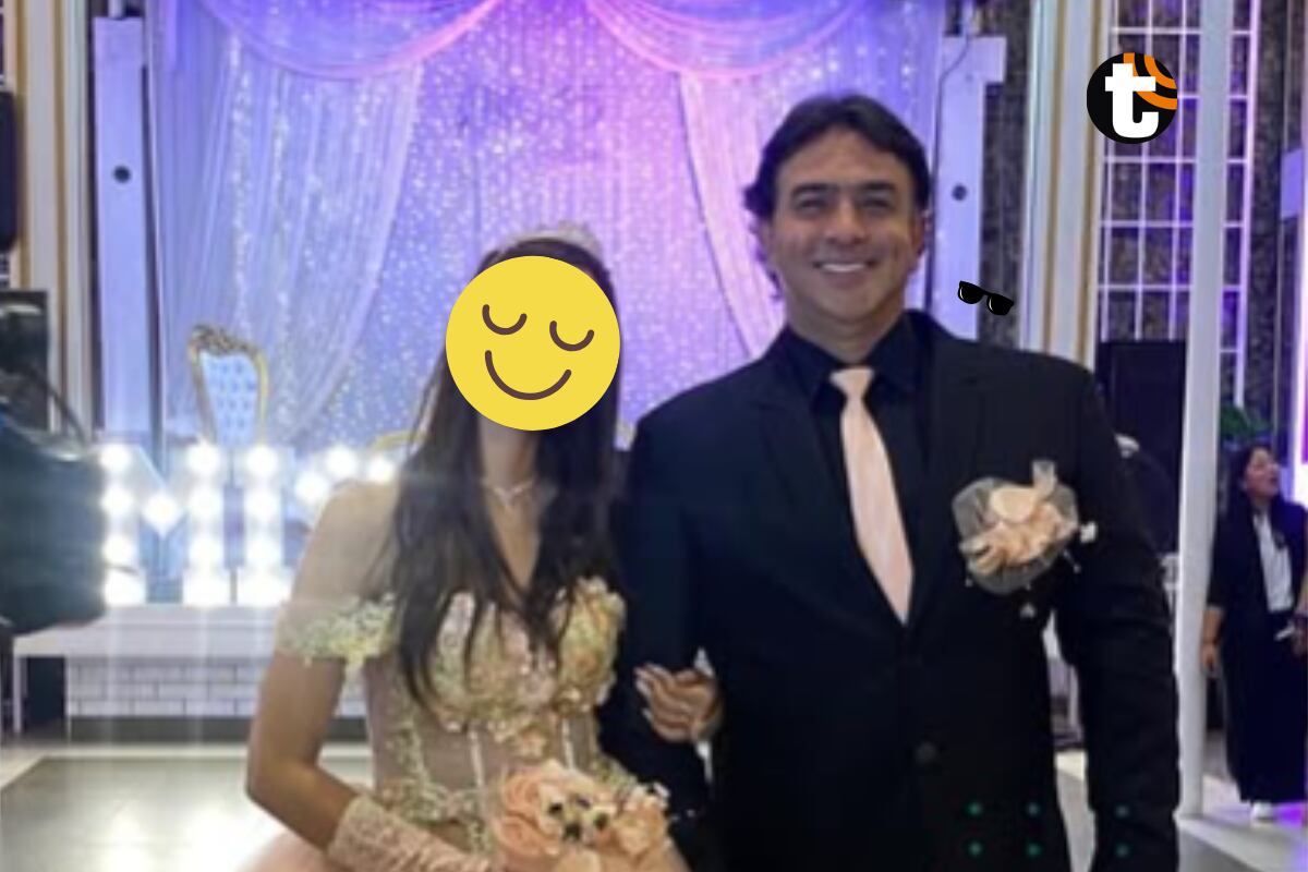 Farid Odé y su hija menor