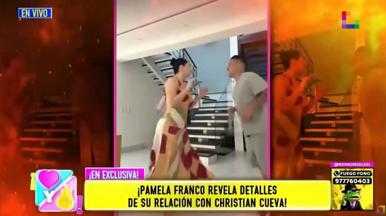 Pamela Franco elogia a Christian Cueva y revela cómo lo ve en Sport Boys.