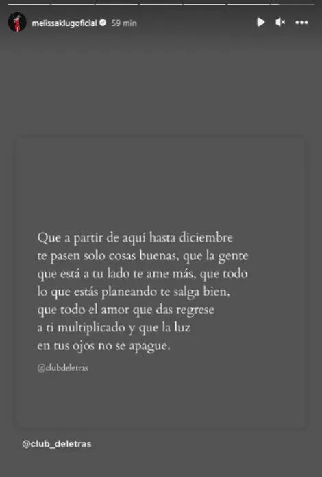 Melissa Klug está embarazada por sexta vez, según Magaly Medina. Foto: Instagram