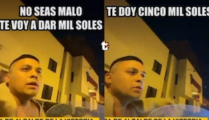¡“Te doy 5 mil soles”! Hombre de confianza del alcalde de La Victoria intentó sobornar a serenos para escapar