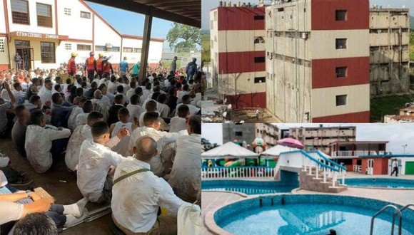 La prisión de Tocorón, cuna de la organización criminal 'Tren de Aragua', tenía nada menos que un zoológico, un casino, un club nocturno, piscina, supermercado y hasta casas para las familias de los presos.