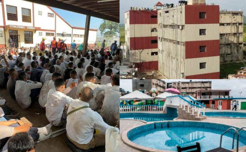 La prisión de Tocorón, cuna de la organización criminal 'Tren de Aragua', tenía nada menos que un zoológico, un casino, un club nocturno, piscina, supermercado y hasta casas para las familias de los presos.