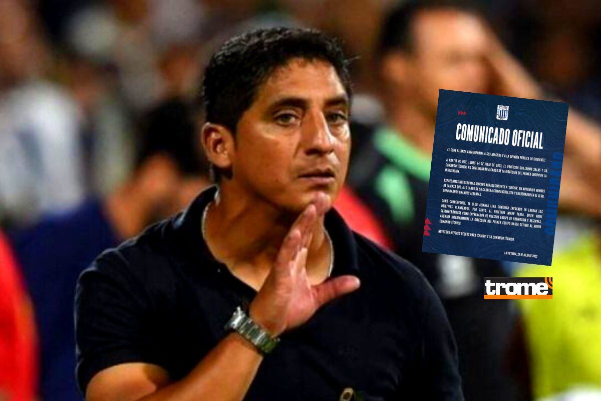 Guillermo Salas fue cesado en sus labores por Alianza Lima de manera oficial (Foto: Andina)