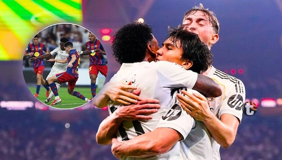 GOL Vinícius Jr., Real Madrid 1-1 Barcelona. (Video: ESPN)