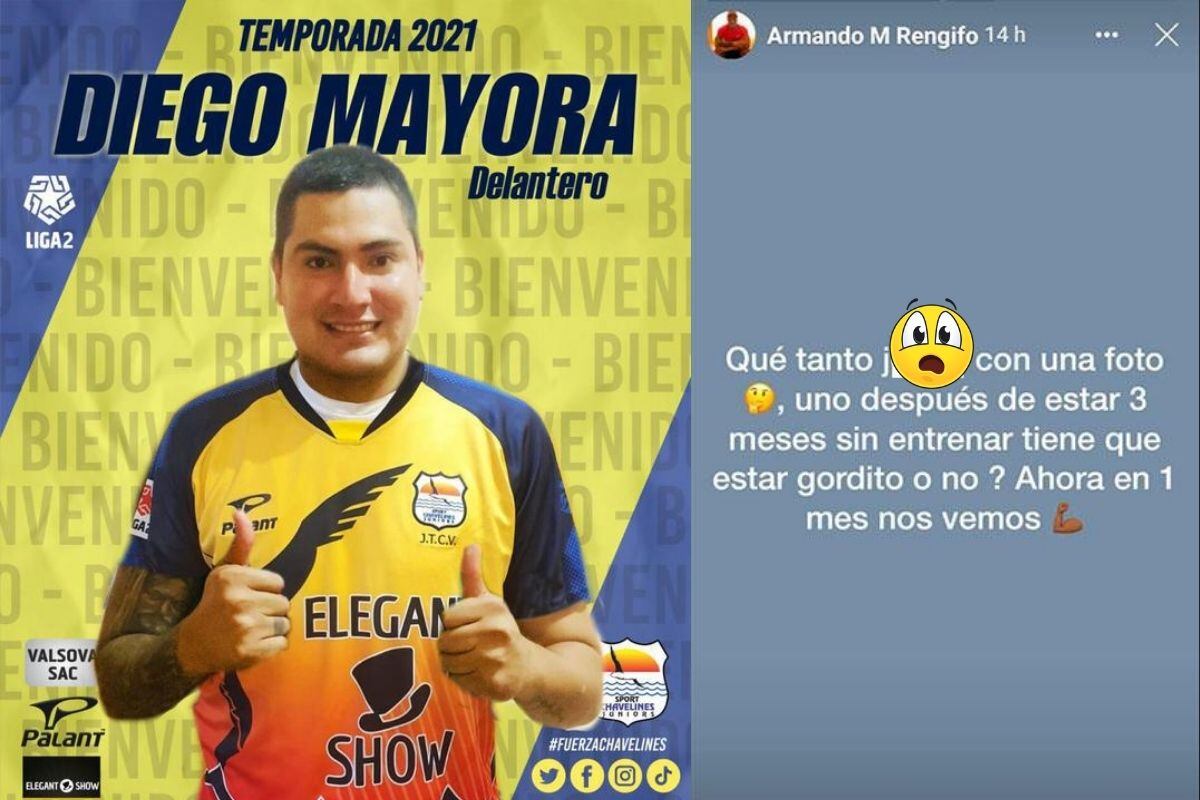 Jugador promete que en un mes se pone en su mejor forma física (Instagram)