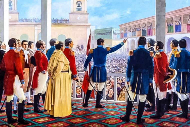 Así se declaró la Independencia del Perú. Foto: Internet.