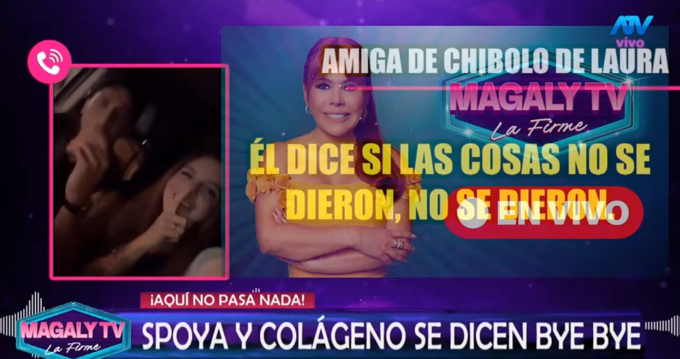 Amiga de Sebastián Gálvez dice que lo que había entre Laura Spoya y él se terminó.