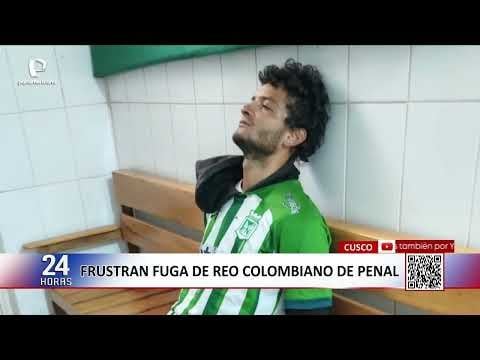 Colombiano intentó fugar de penal en Cusco. Foto: Panamericana