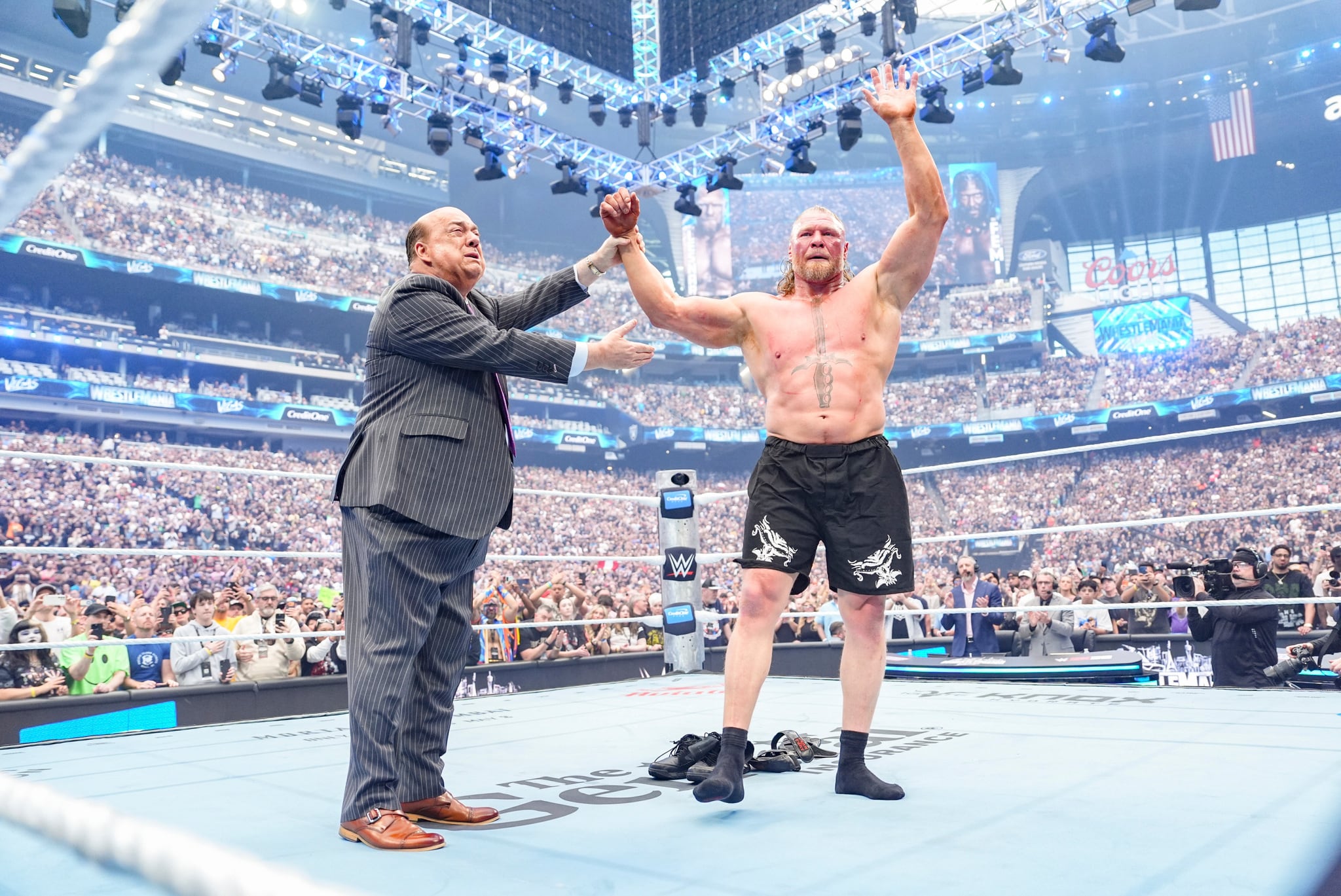 Brock Lesnar no se habría retirado tras WrestleMania. (WWE Corp)