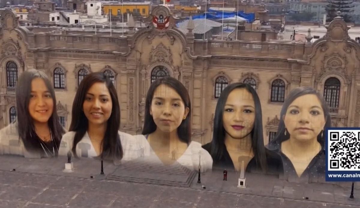 Reportaje de Cuarto Poder reveló que un total de cinco (5) jóvenes se reunieron con el presidente José Jerí y, días después consiguieron contratos en el Estado. Foto: Captura América TV.