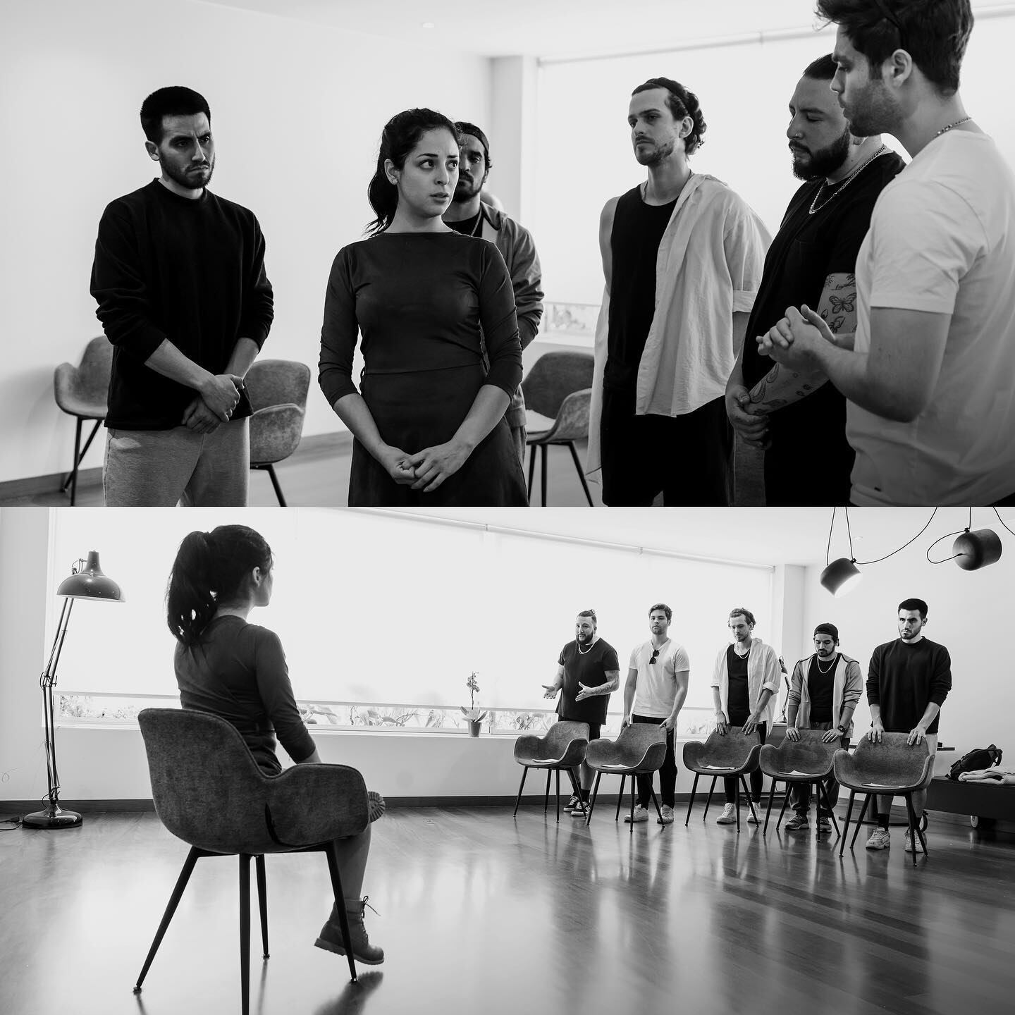 La obra 'Jauría' estuvo basada en las declaraciones que la denunciante y los acusados realizaron en el juicio de 'La Manada', por los hechos de violación grupal ocurridos durante los Sanfermines el 06 de julio de 2016, en Pamplona, España. Foto: Facebook Andrea Luna.