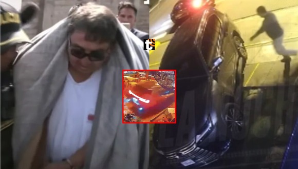 TROME - Nuevas imágenes del sujeto previo a estallar su auto contra restaurante: Protagonizó fuerte pelea