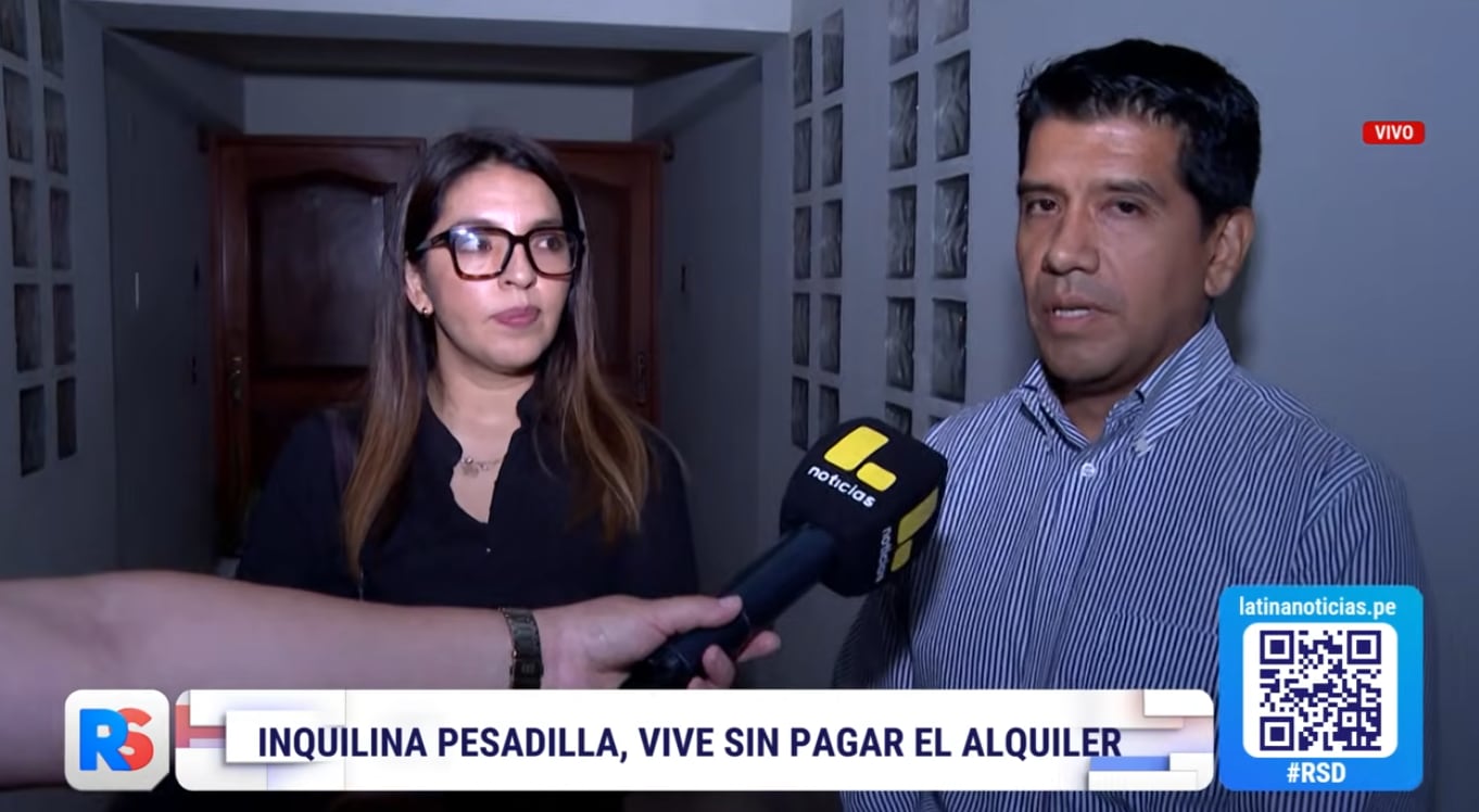 Dueños de departamento denuncian a mujer de deberles 25 mil soles de arriendo y de agredirlos con gas pimienta.