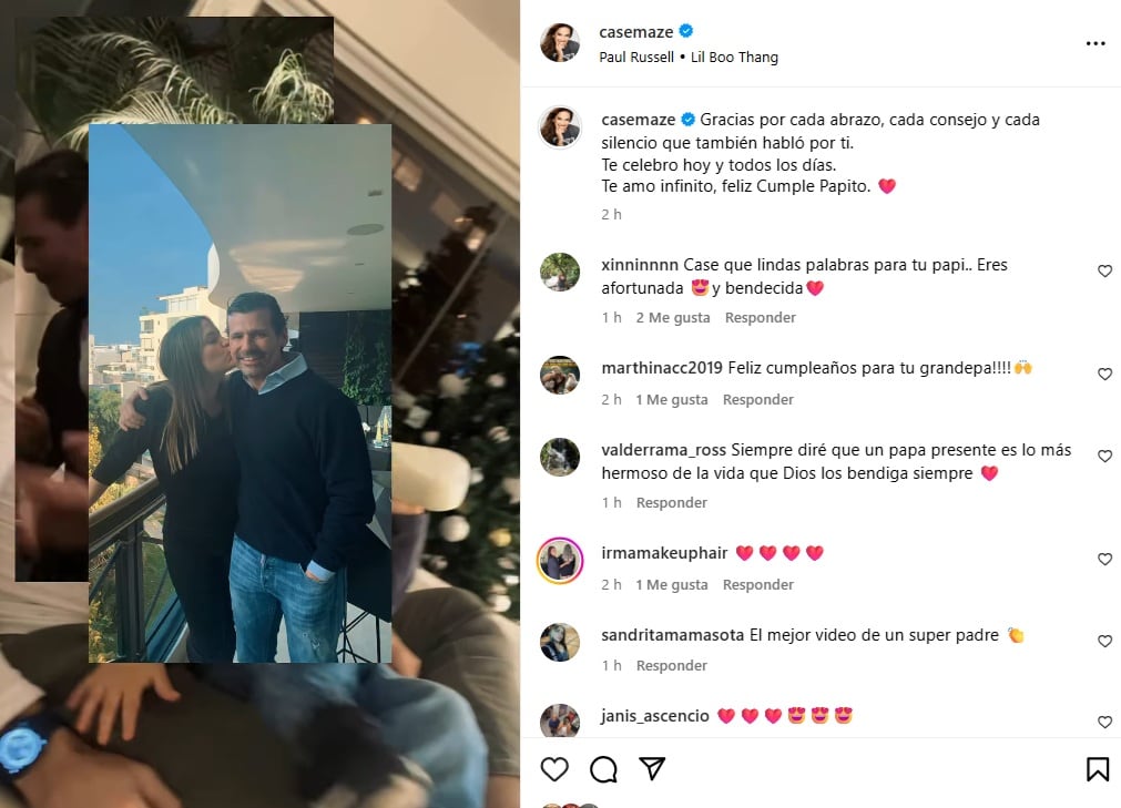 Cassandra Sánchez de Lamadrid celebra el cumpleaños de esposo de Jessica Newton.