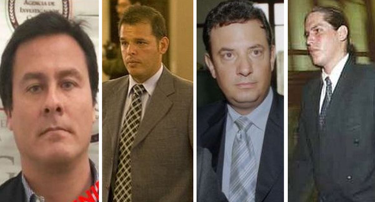 Edgar Paz Ravines, Percy North, Alan Azizollahoff y Roberto Ferreyros fueron sentenciados a distintas penas tras ser hallados culpables de homicidio culposo (solo North por doloso) por la muerte de 29 jóvenes en la discoteca Utopía. (Archivo)