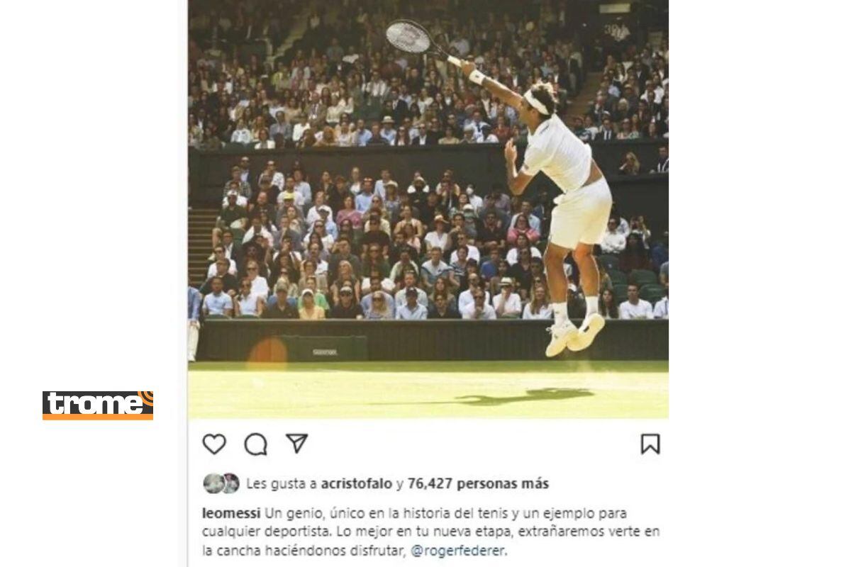 Lionel Messi se despidió de 'Expreso' desde sus cuenta de Instagram (@leomessi)