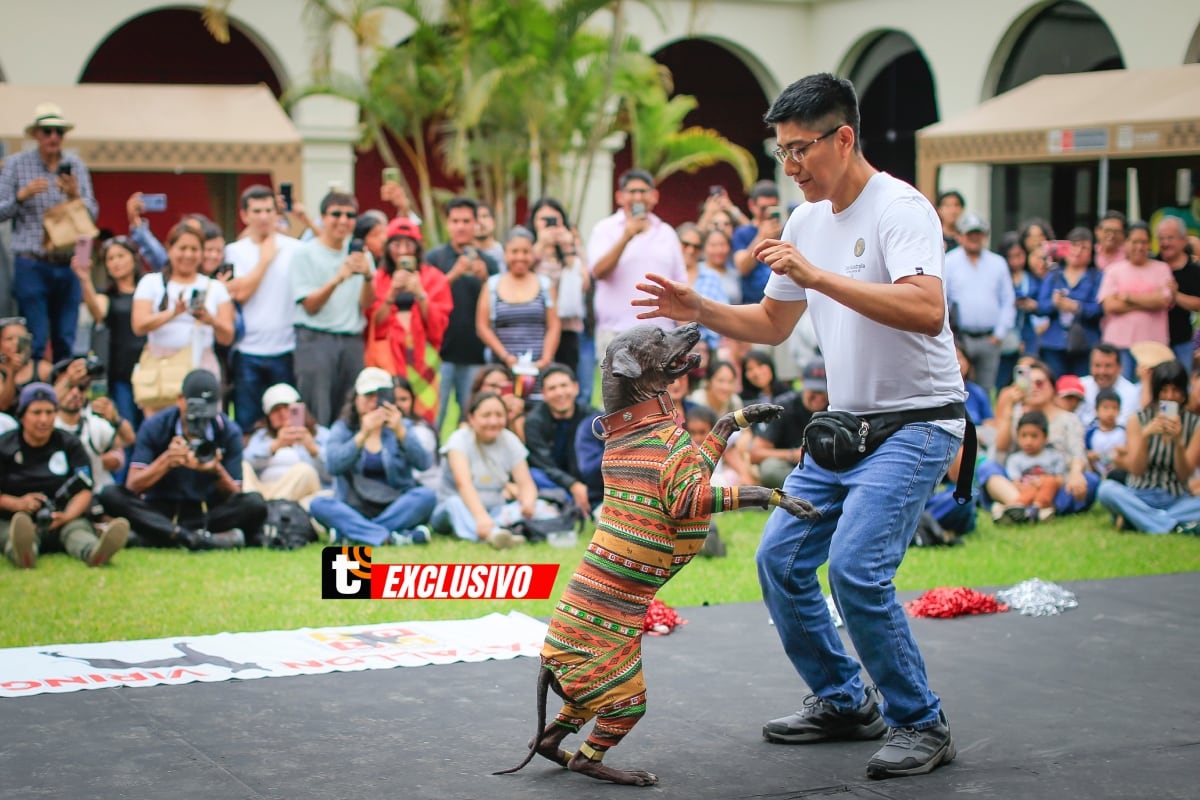 Tunche se animó a bailar la cumbia amazónica 'Shipibo enamorado'. Foto: César Bueno.