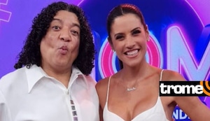 Carlos Vílchez y María Pía juntos en el circo