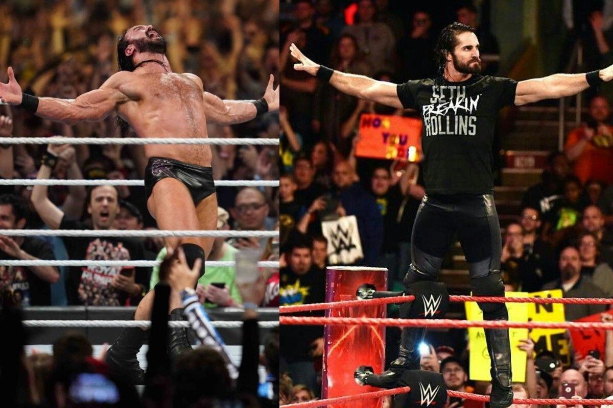 Drew McIntyre y Seth Rollins triunfaron en los Rumble del 2020 y 2019 respectivamente. (WWE)