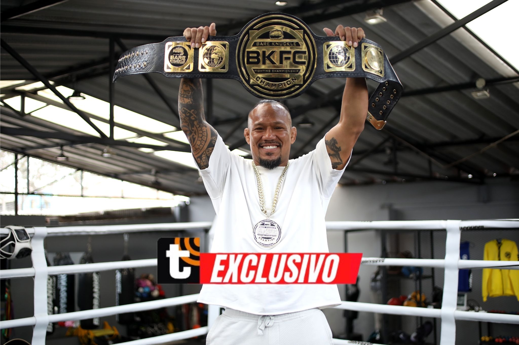 Luis 'Baboon' Palomino el multicampeón peruano en artes marciales mixtas y boxeo sin guantes, revela sus planes con el boxeo en el país. (Foto: Diana Marcelo)