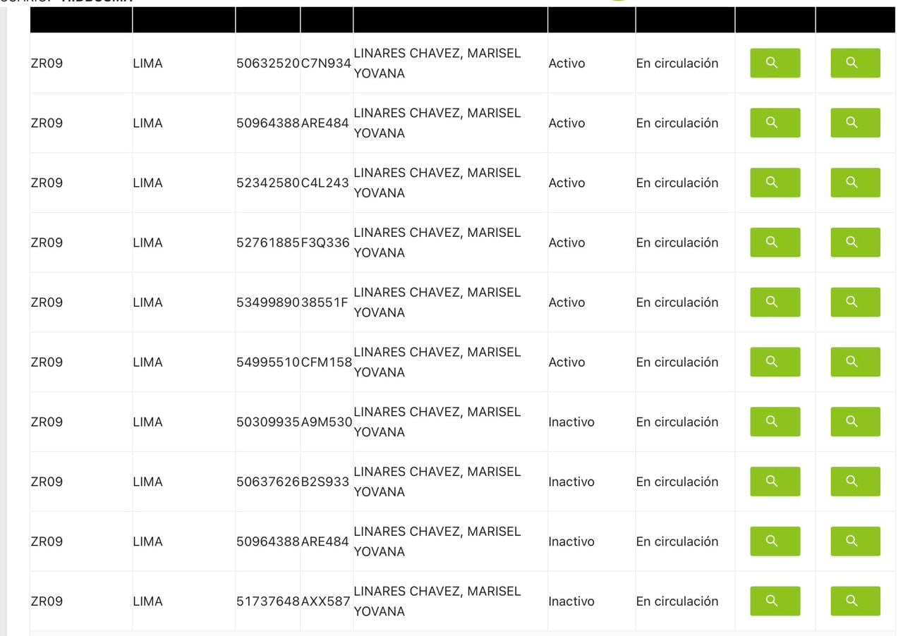 Documentos de Registros Públicos evidencian que el auto con el que Villar impactó a la deportista sigue siendo propiedad de la periodista Marisel Linares. Esto contradice su versión.