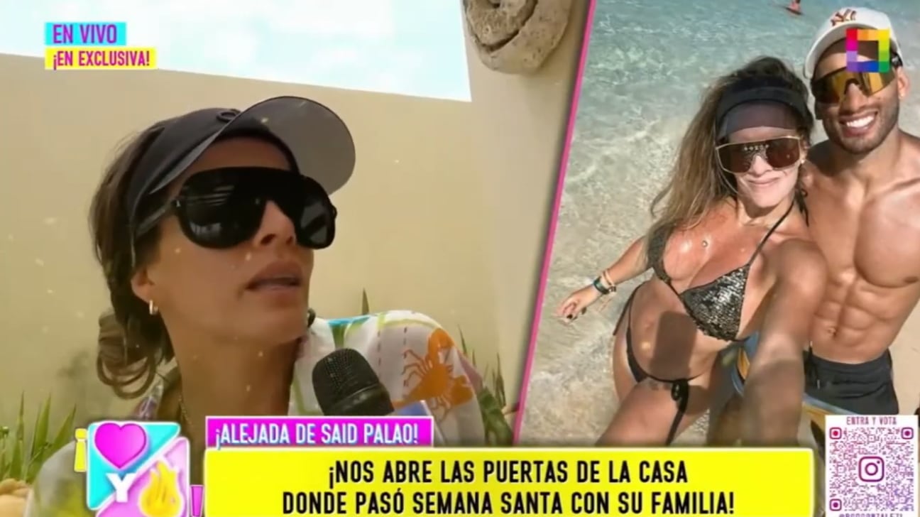 Alejandra Baigorria se fue de viaje, pero sin Said Palao, pese a que él también tenía pasaje comprado.