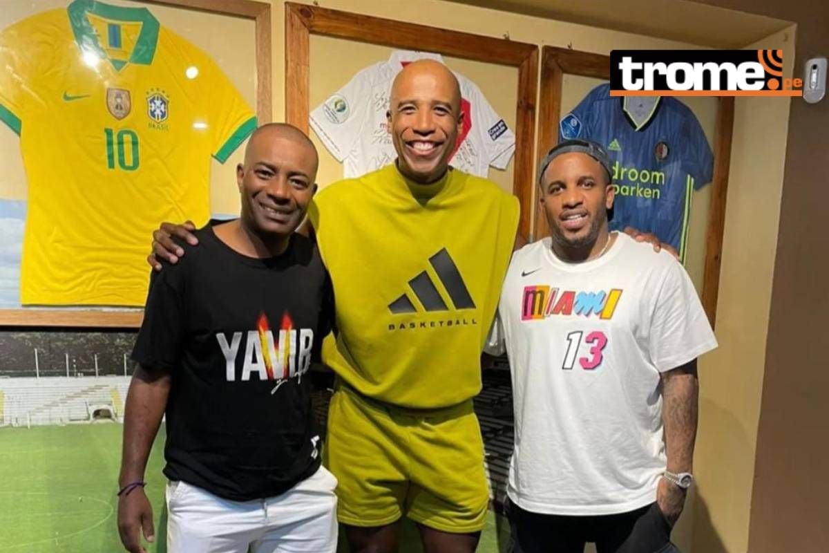Roberto 'La Foca' Farfán, Luis Guadalupe y Jefferson Farfán. (@cutoguadalupe16)