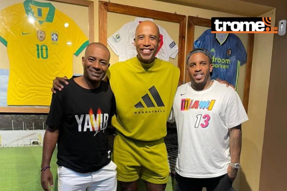 Roberto 'La Foca' Farfán, Luis Guadalupe y Jefferson Farfán. (@cutoguadalupe16)