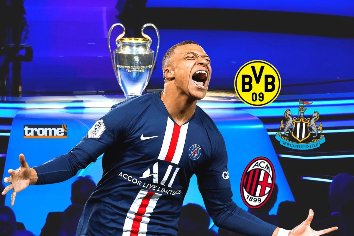 Mbappé peleará en Grupo de la Muerte de la Champions League (Composición GEC)