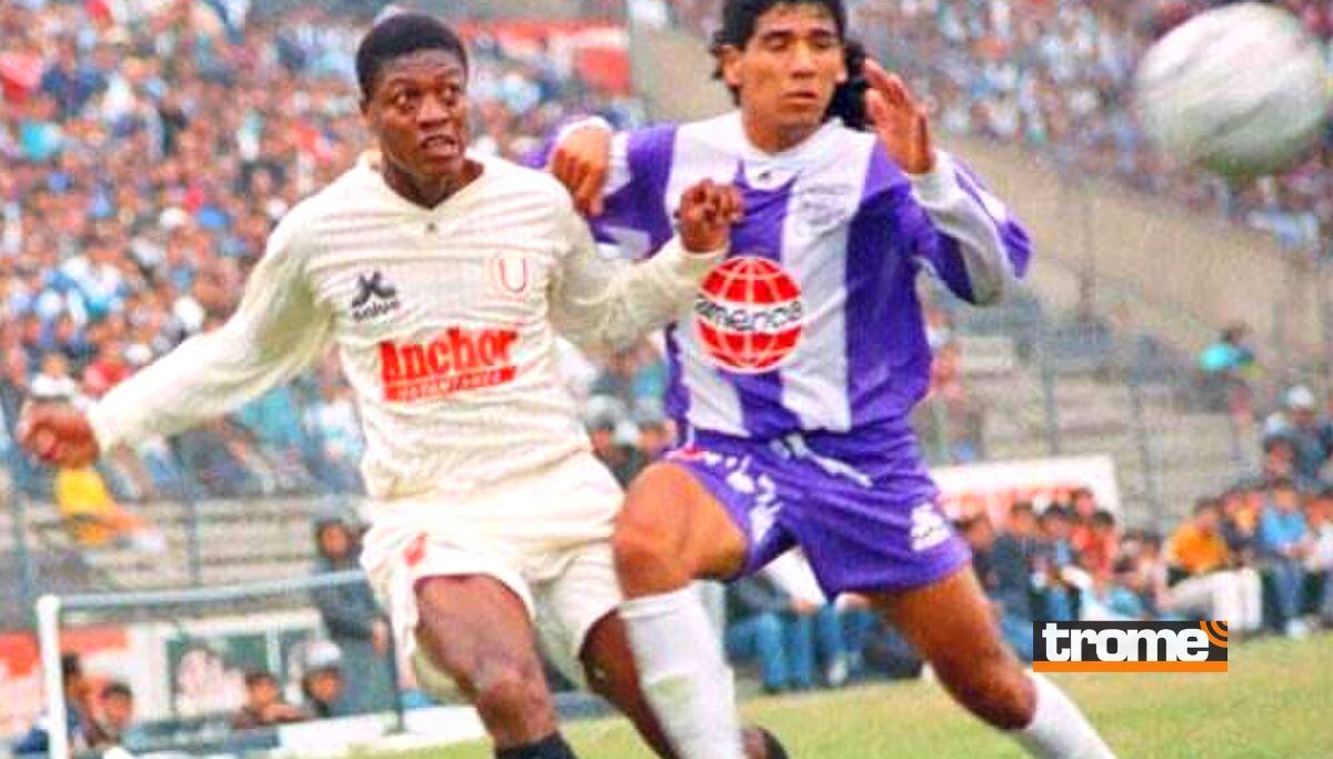Andrés Gonzales defendiendo la casaquilla crema, donde fue elevado a condición de ídolo (Foto: GEC)