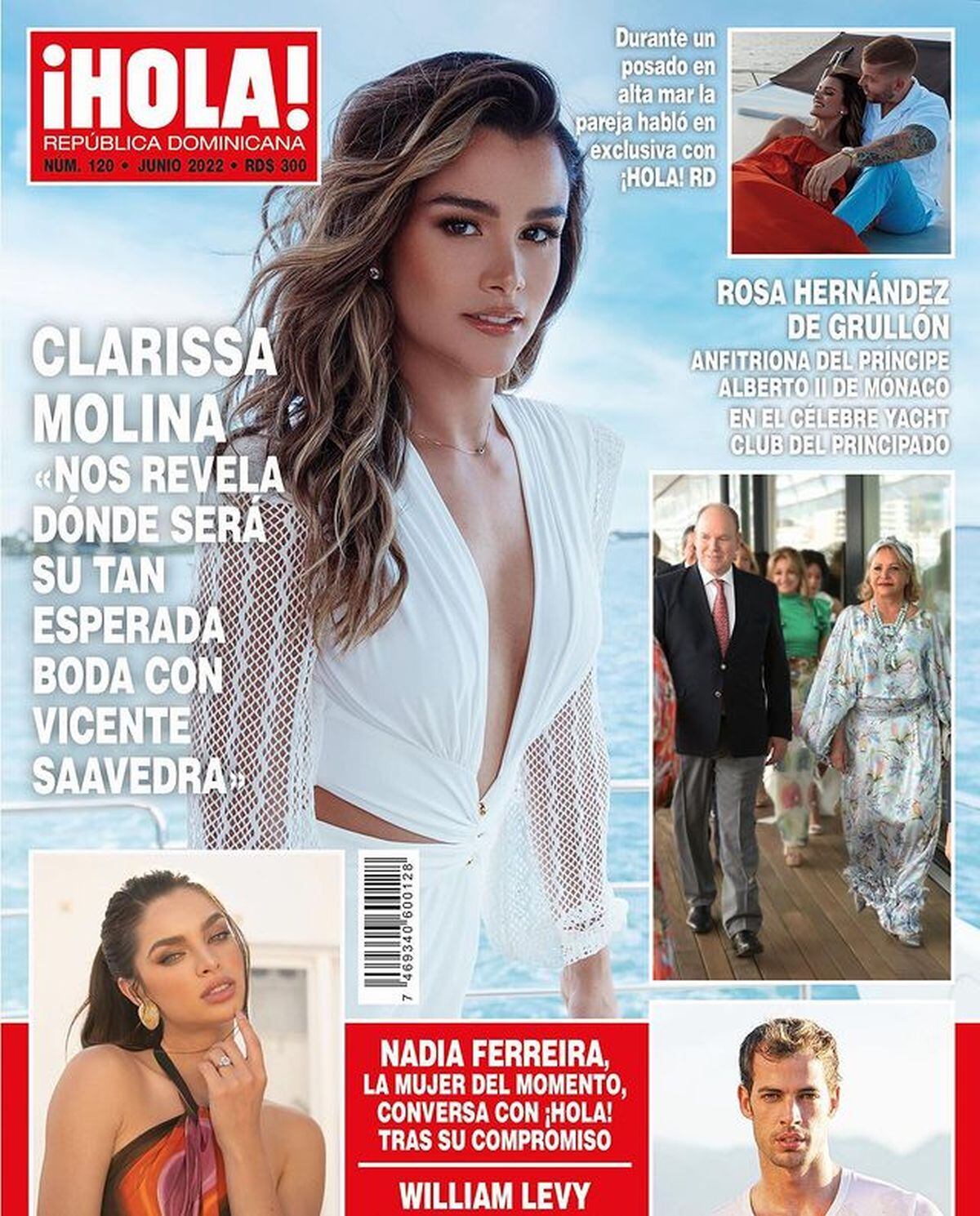 La portada con la que se hizo el anuncio del lugar de la boda (Foto: Clarissa Molina / Instagram)