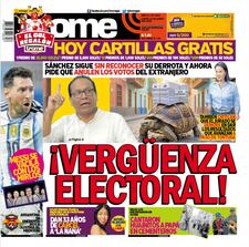 ¡VERGÜENZA ELECTORAL!