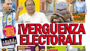 ¡VERGÜENZA ELECTORAL!