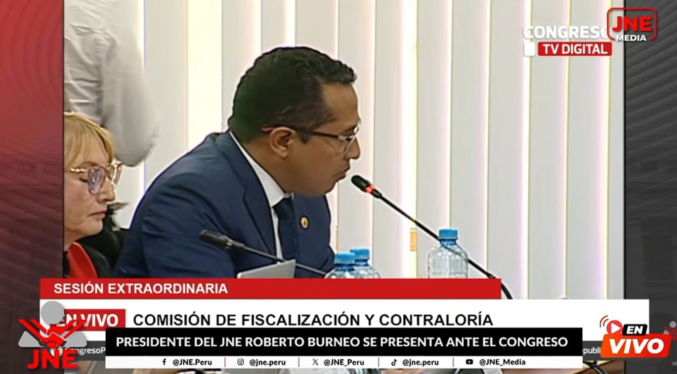 Presidente del Jurado Nacional de Elecciones, Roberto Burneo Bermejo.