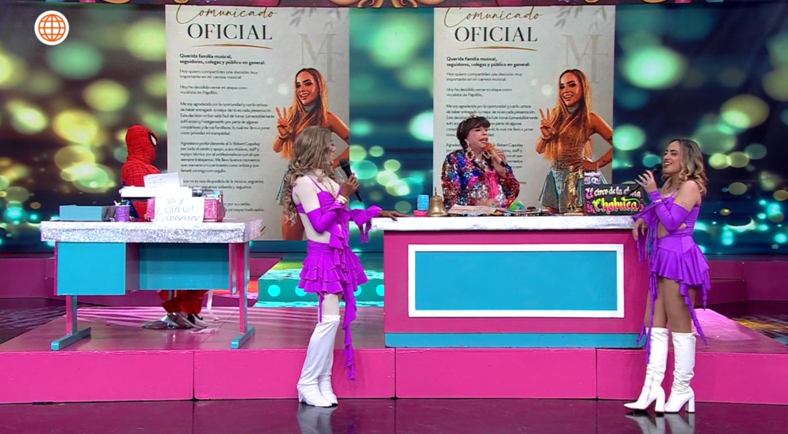 Mafer Portugal responde en 'El Reventonazo de la Chola' porqué dejó la orquesta Papillón.