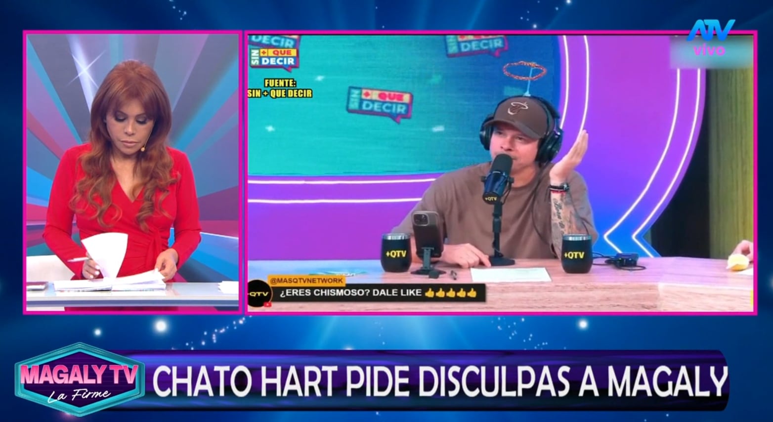Mario Hart se disculpa con Magaly Medina por acusación relacionada con su matrimonio con Korina Rivadeneira.