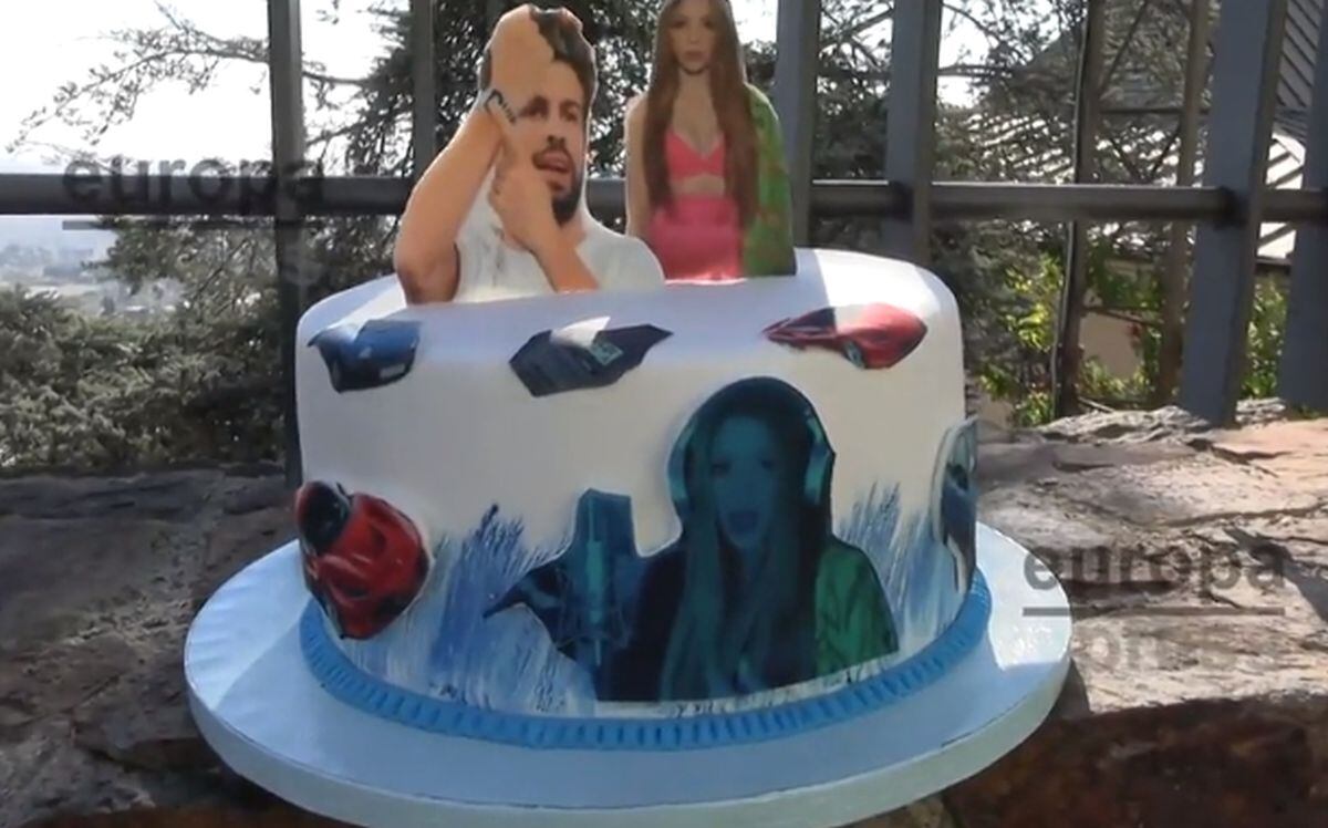 El pastel que "El programa de Ana Rosa" le hizo llegar a la cantante (Foto: Europa Press)