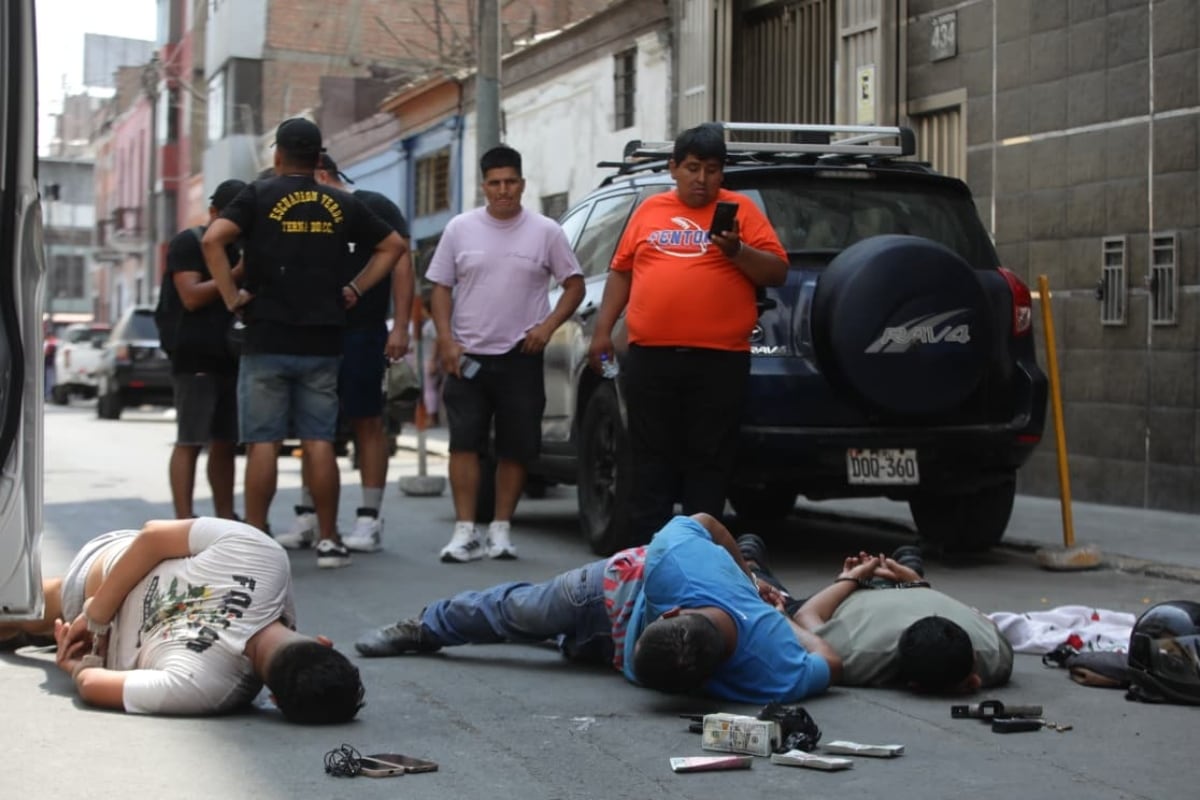 Grupo Terna frustra asalto en Polvos Azules y recupera más de US$ 70 mil. (Foto: Violeta Ayasta/@photo.gec)