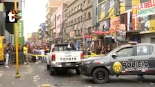 ¡Terror en La Victoria! Sicarios en moto asesinan a un hombre y dejan un herido al frente de la Estación Gamarra