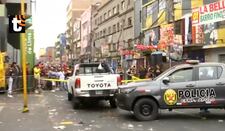 ¡Terror en La Victoria! Sicarios en moto asesinan a un hombre y dejan un herido al frente de la Estación Gamarra