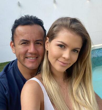 Brunella Horna está casada con Richard Acuña