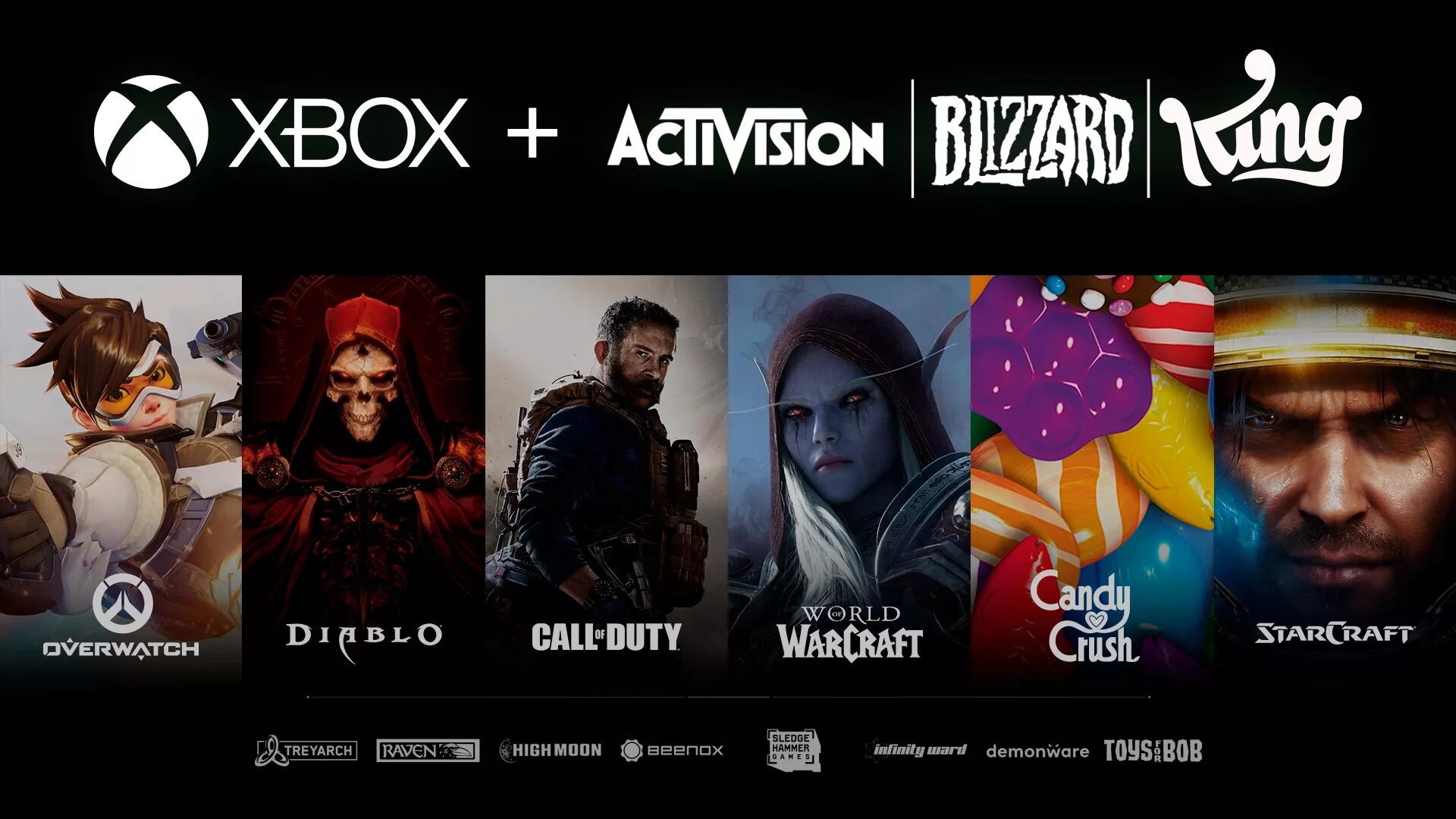 Activision Blizzard ahora pasa a ser de Microsoft.