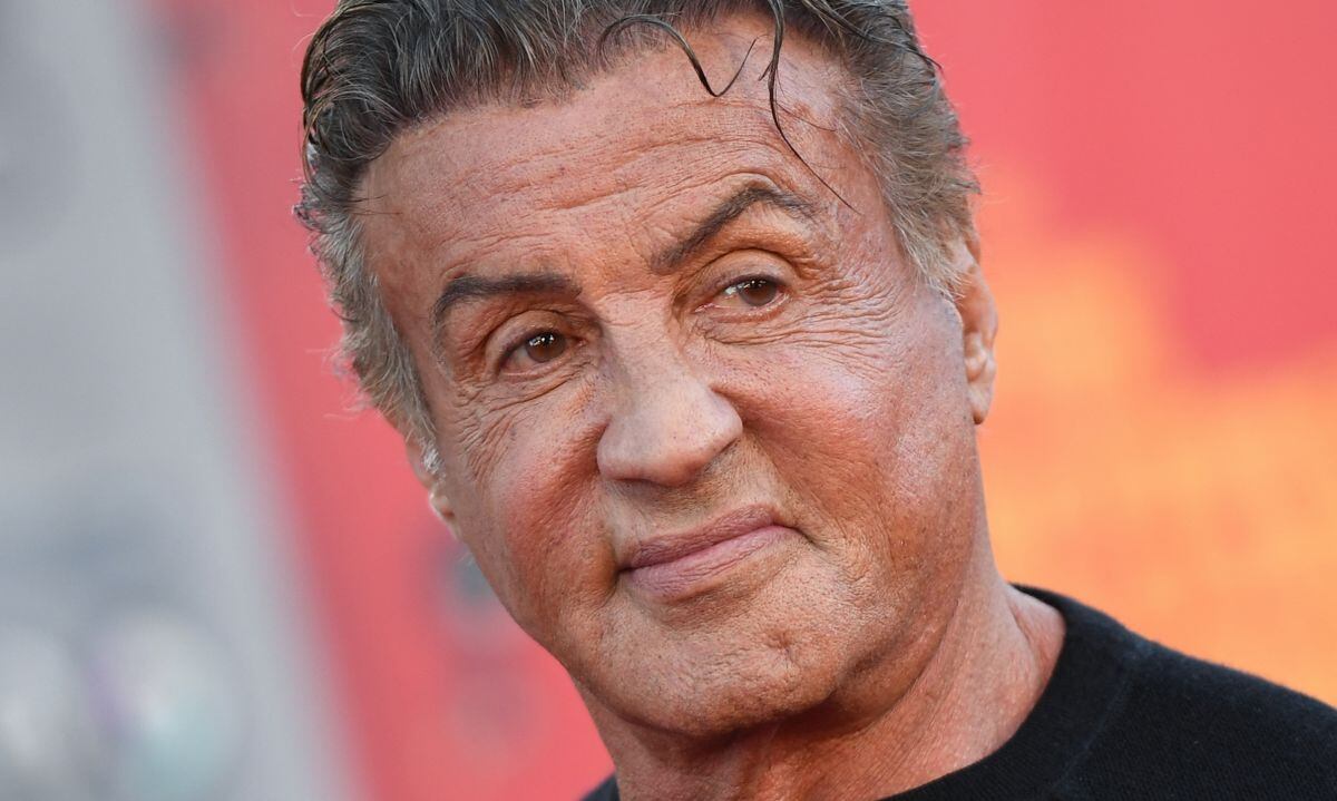 Stallone en un evento público como celebridad internacional (Foto: AFP)
