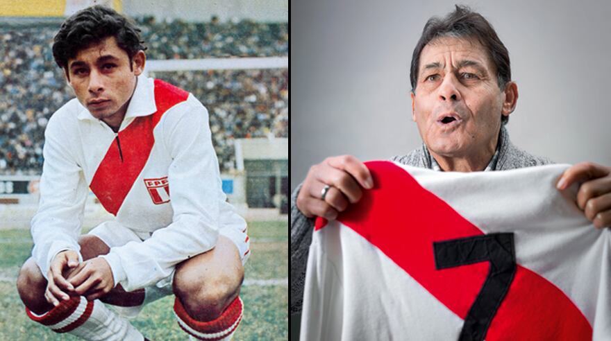 Roberto Chale con la camiseta que usó el día que clasificamos a México 70. (Foto: Fidel Carrillo)