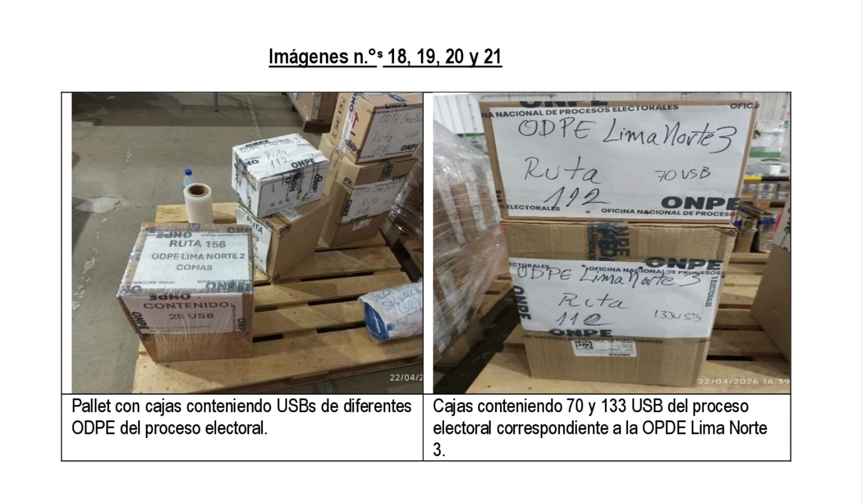 El organismo de control advierte vacíos normativos en el transporte hacia las ODPE, con uso de autos y minivans sobrecargados, poniendo en riesgo la cadena de custodia.