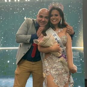 Florcita Polo y su hermano Marco Polo