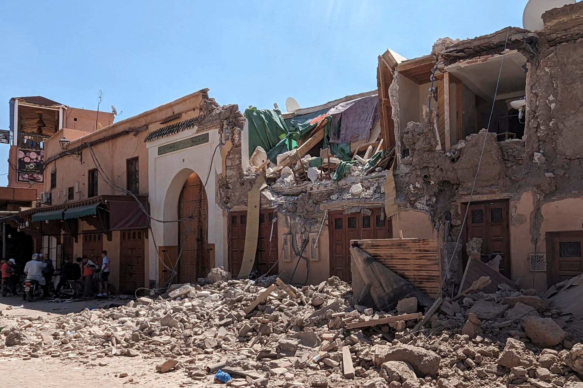Los destrozos provocados por el terremoto de magnitud 7 este sábado en Marrakech (Marruecos). (Foto: EFE/ Javier Picazo)
