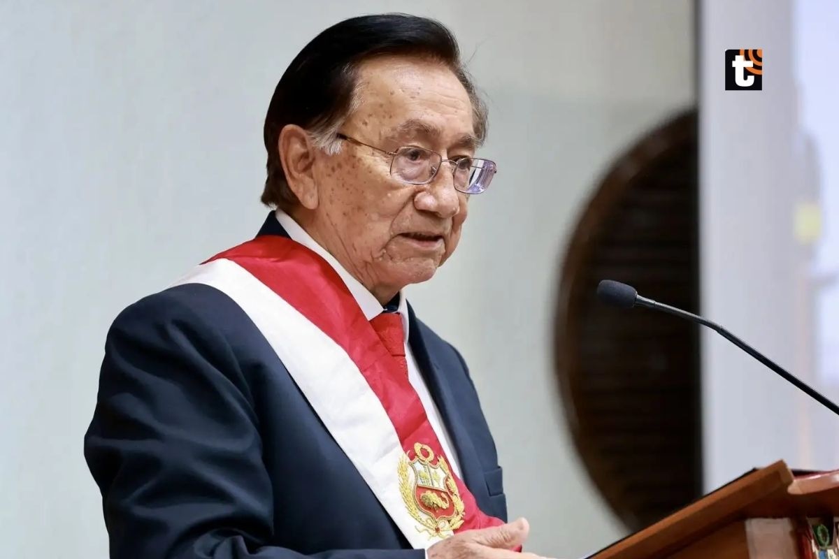 José Balcázar, presidente del Perú.